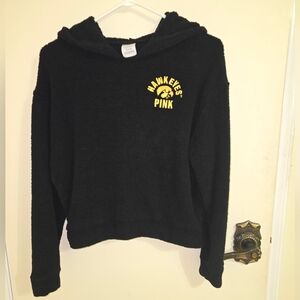PINK Victoria's Secret Iowa Hawkeyes Fleece Hoodie Size: XS